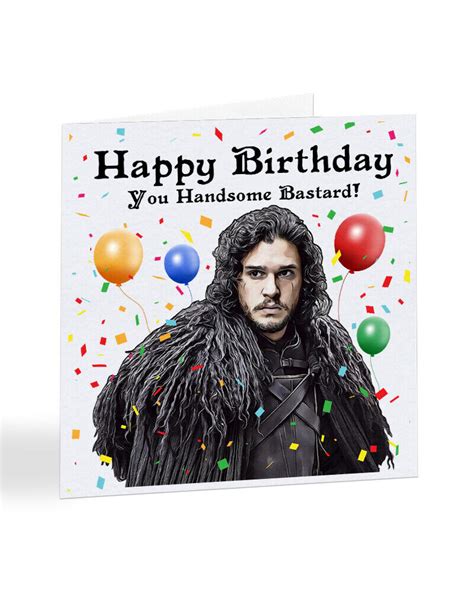 Game of Thrones Happy Birthday Cards .